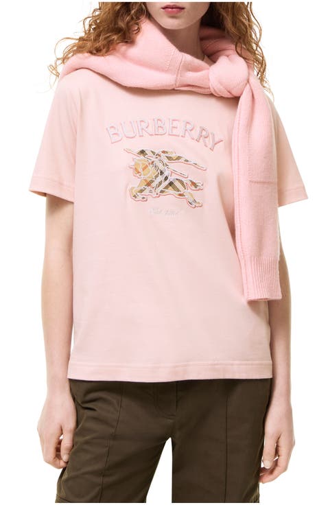 Knight Check Cotton T-shirt