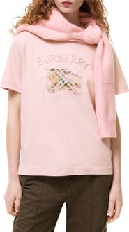 Burberry Knight Check Cotton T-shirt