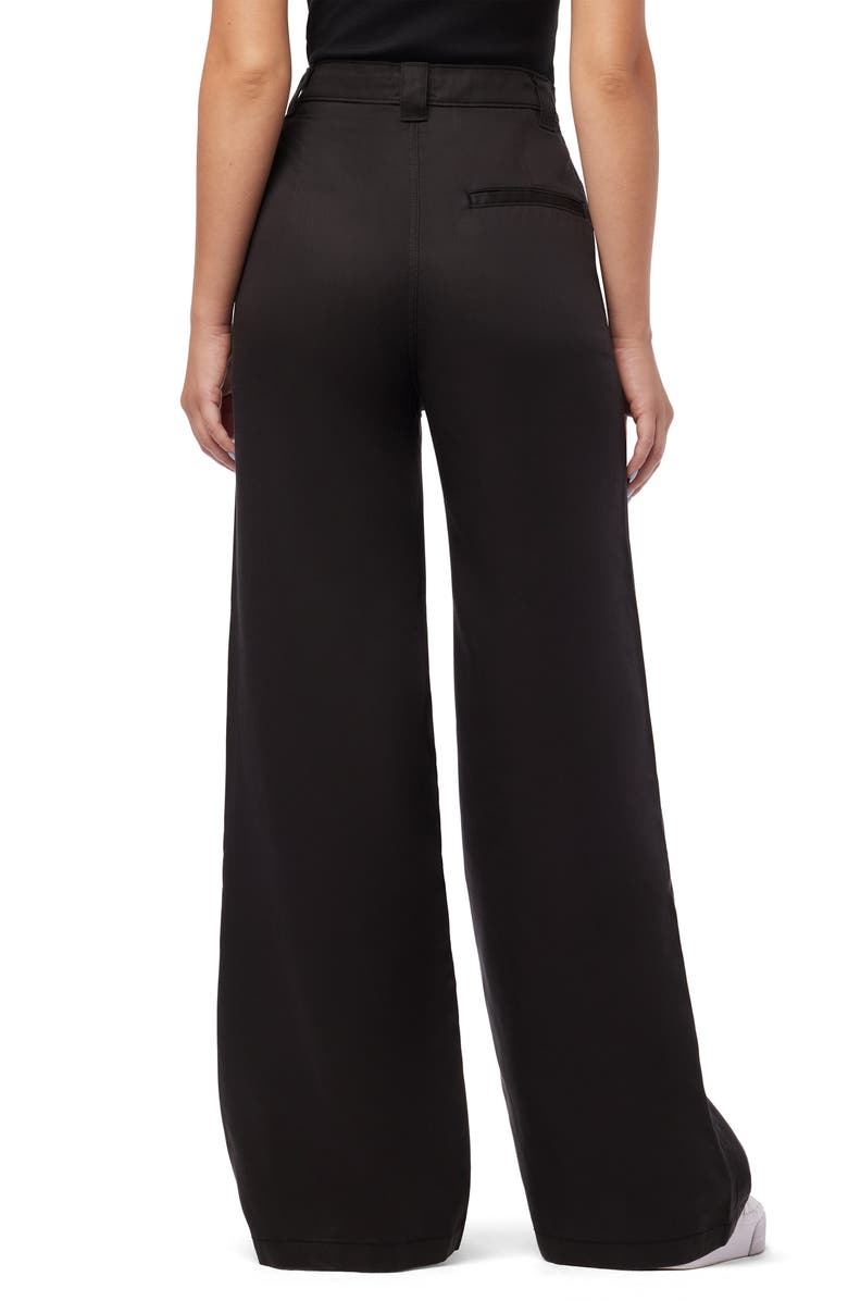 Hudson Jeans High Waist Tie Front Wide Leg Pants, Alternate, color,