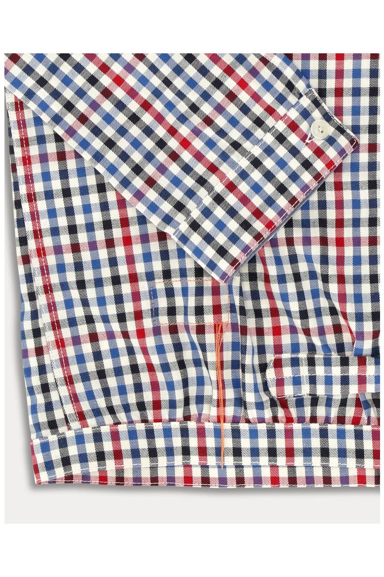 Peter Vichy Check Cotton Overshirt, Alternate, color, Multicolor