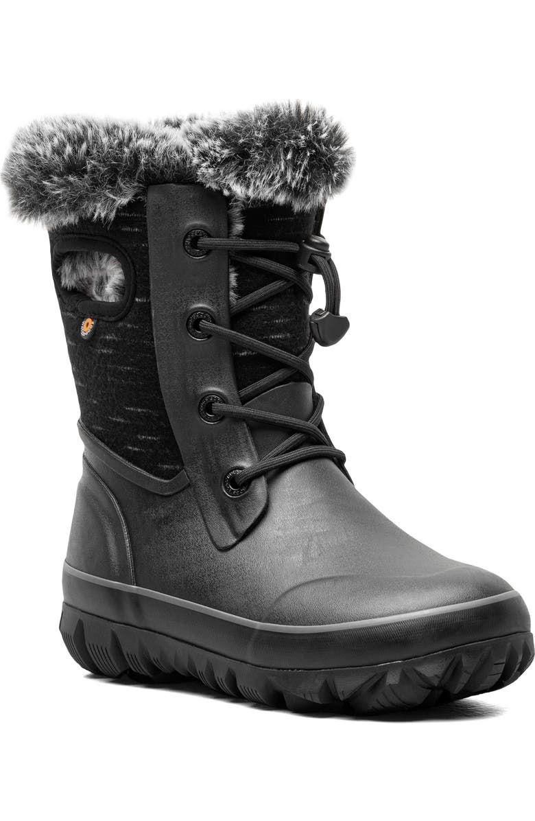 Bogs Aracata II Dash Waterproof Boot, Main, color, Black