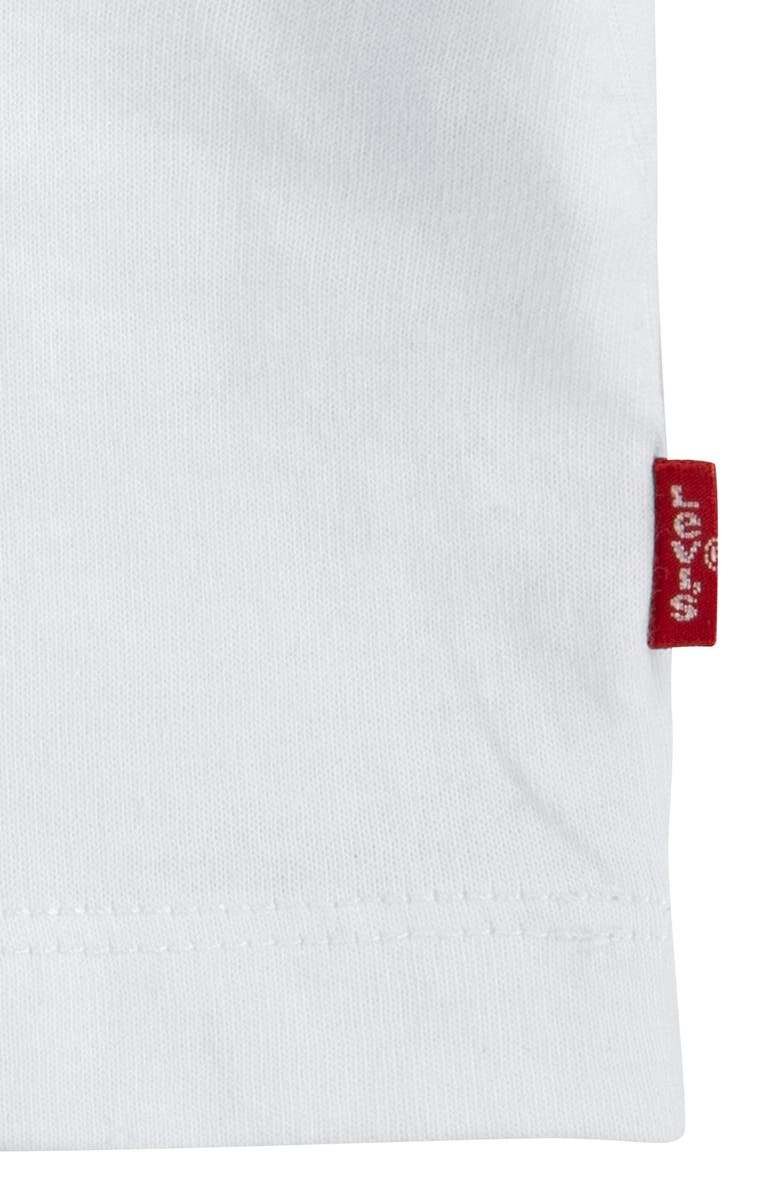 Levi's Graphic T-Shirt, Fleece Plaid Shacket & Pull-On Jeans, Alternate, color, Surf The Web