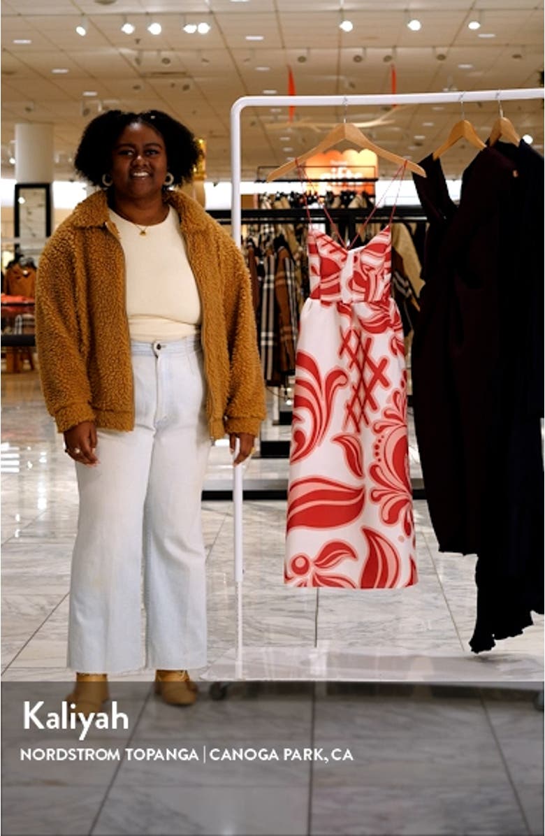 Corset Bodice Spaghetti Strap Cocktail Dress, sales video thumbnail