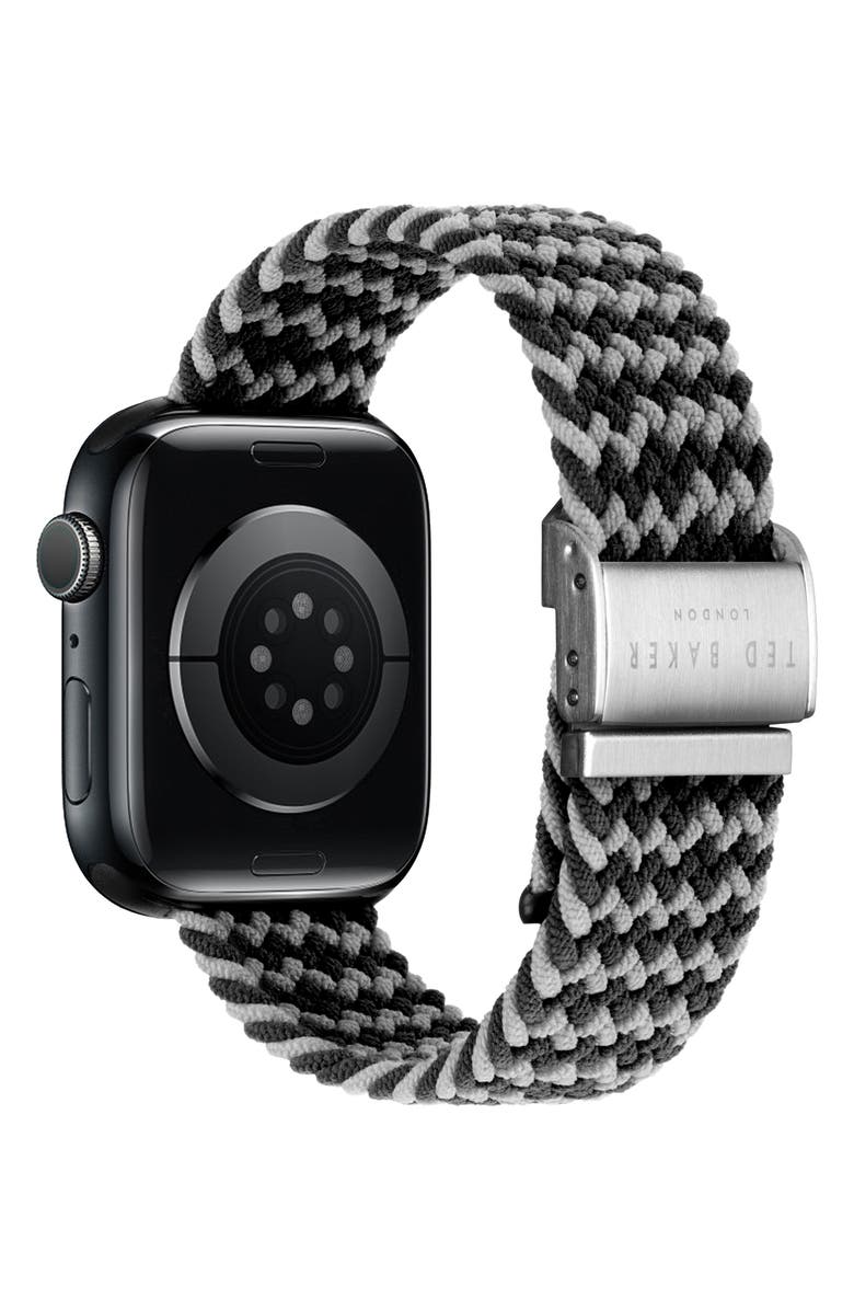 Ted Baker London Braided Elastic 22mm Apple Watch<sup>®</sup> Watchband, Alternate, color, 