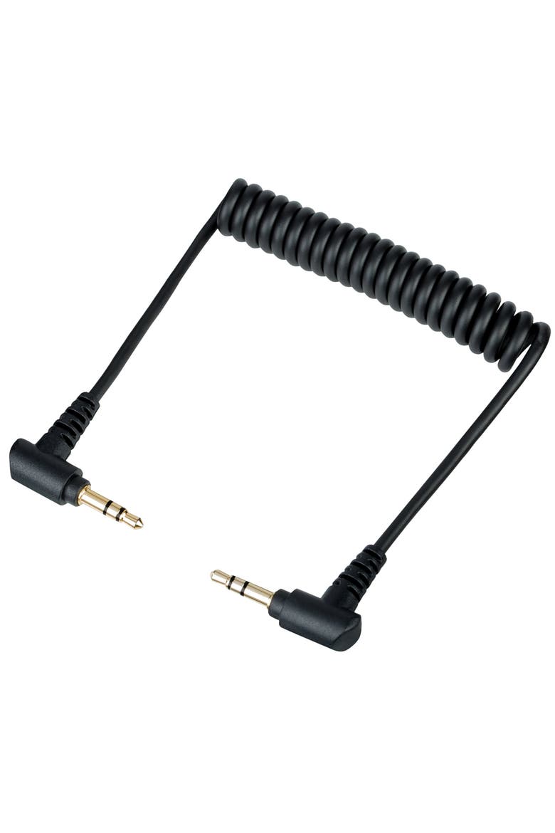 MC1 3.5mm Audio Cable - Dual Male TRS Connectors, Main, color, Black