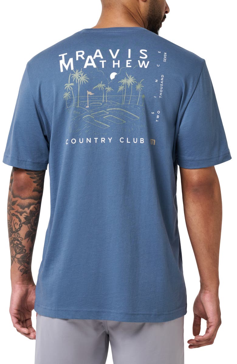 TravisMathew Putt Place Graphic T-Shirt, Alternate, color, Bering Sea