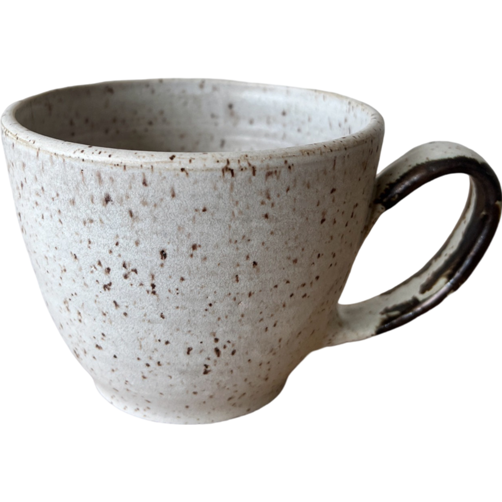 Gina Desantis Ceramics The Luna Cappuccino Mug In Gray