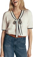 Boden Bow Neck Knitted T-Shirt