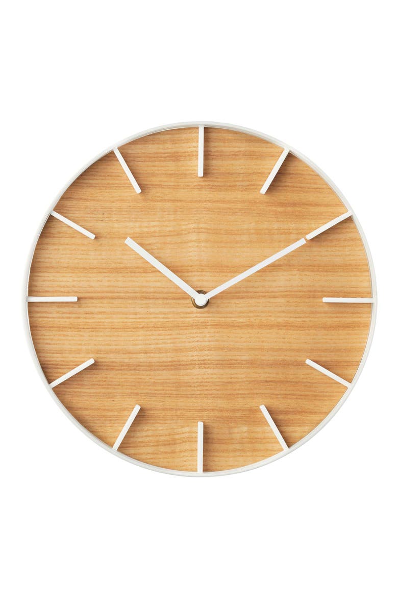 Rin Wall Clock, Main, color, NATURAL