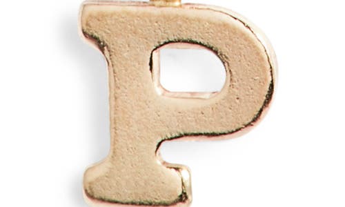 Nashelle Initial Pendant Necklace In Gold Fill - P