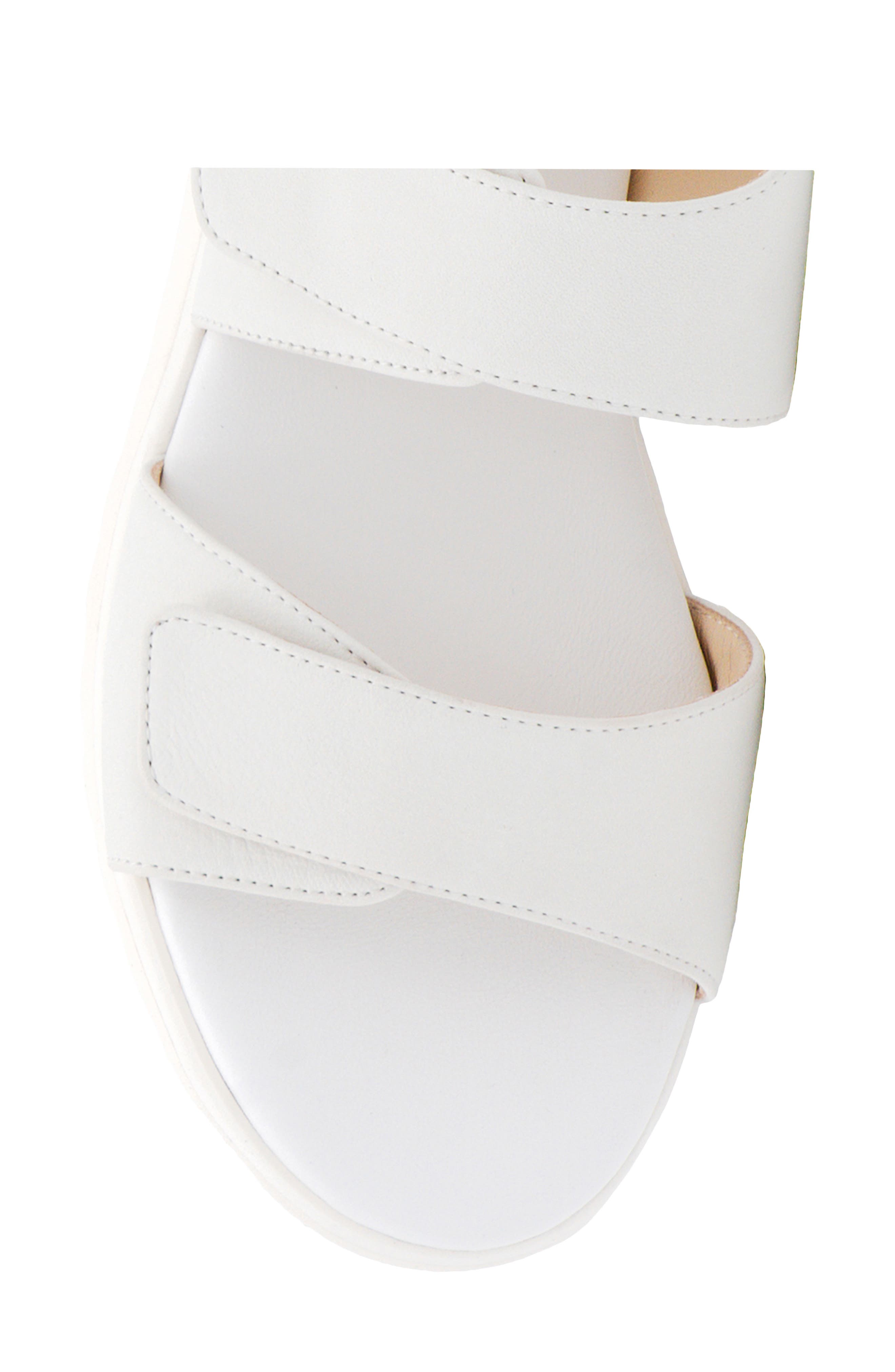 Amalfi by Rangoni Battigia Ankle Strap Sandal, Alternate, color, White Long Beach