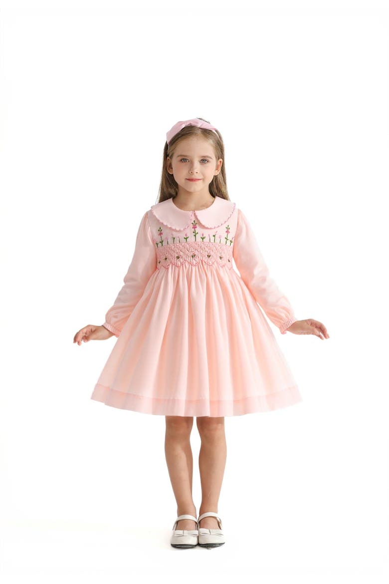 Blossom Smocked Dress, Alternate, color, Pink
