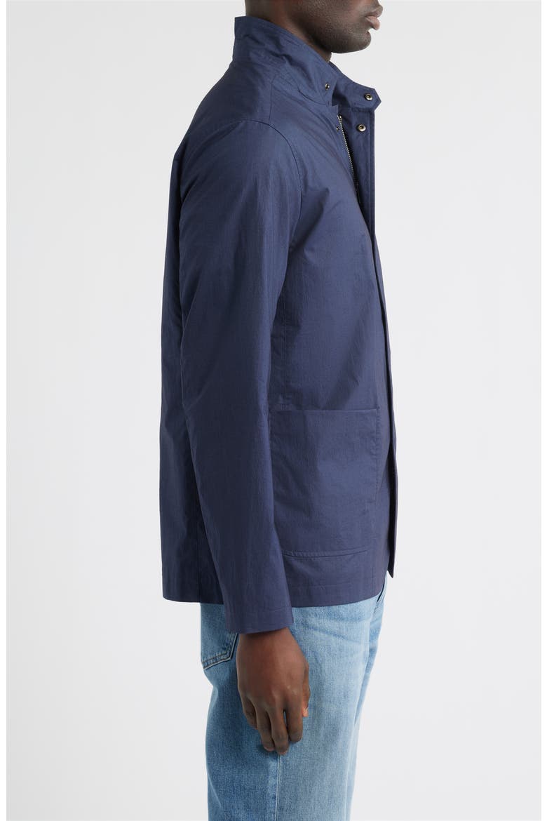Crown Crafted Mayfair Cotton Zip Blazer, Alternate, color, NAVY