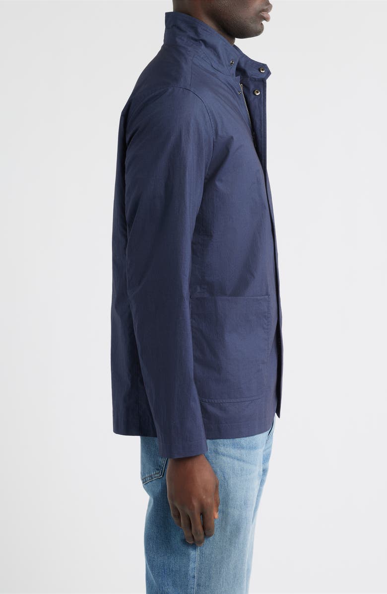 Peter Millar Crown Crafted Mayfair Cotton Zip Blazer, Alternate, color, Navy