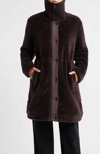 Bernardo Super Soft Faux Shearling Coat
