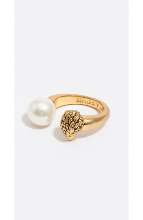 Eagle And Pearl Ring