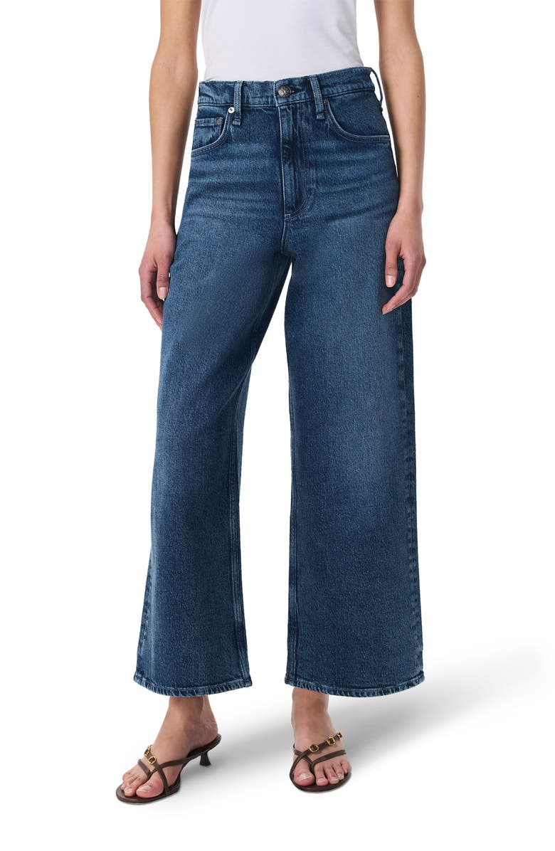 rag & bone Andi High Waist Ankle Wide Leg Jeans, Main, color,
