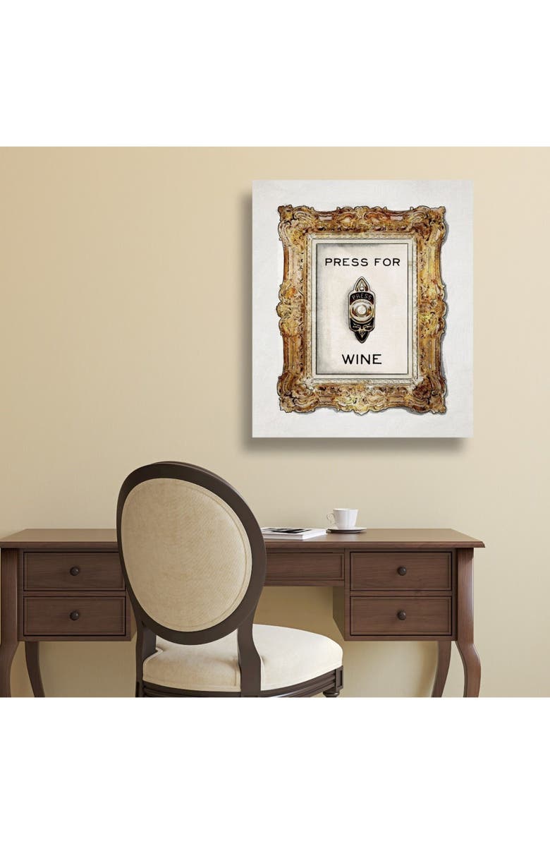 Oliver Gal Press for Wine Canvas Wall Art, Alternate, color, 