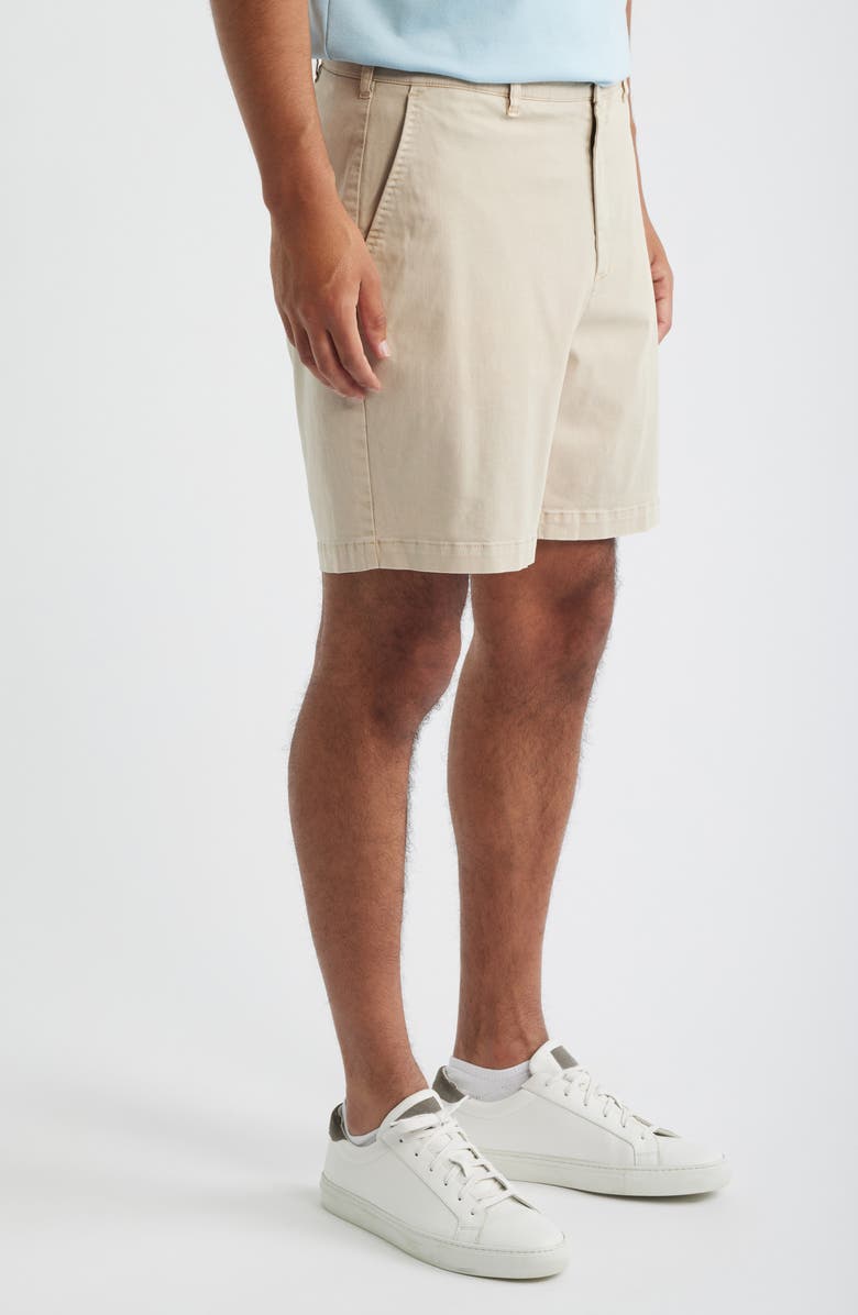 Peter Millar Coronado Flat Front Shorts, Alternate, color, Truffle