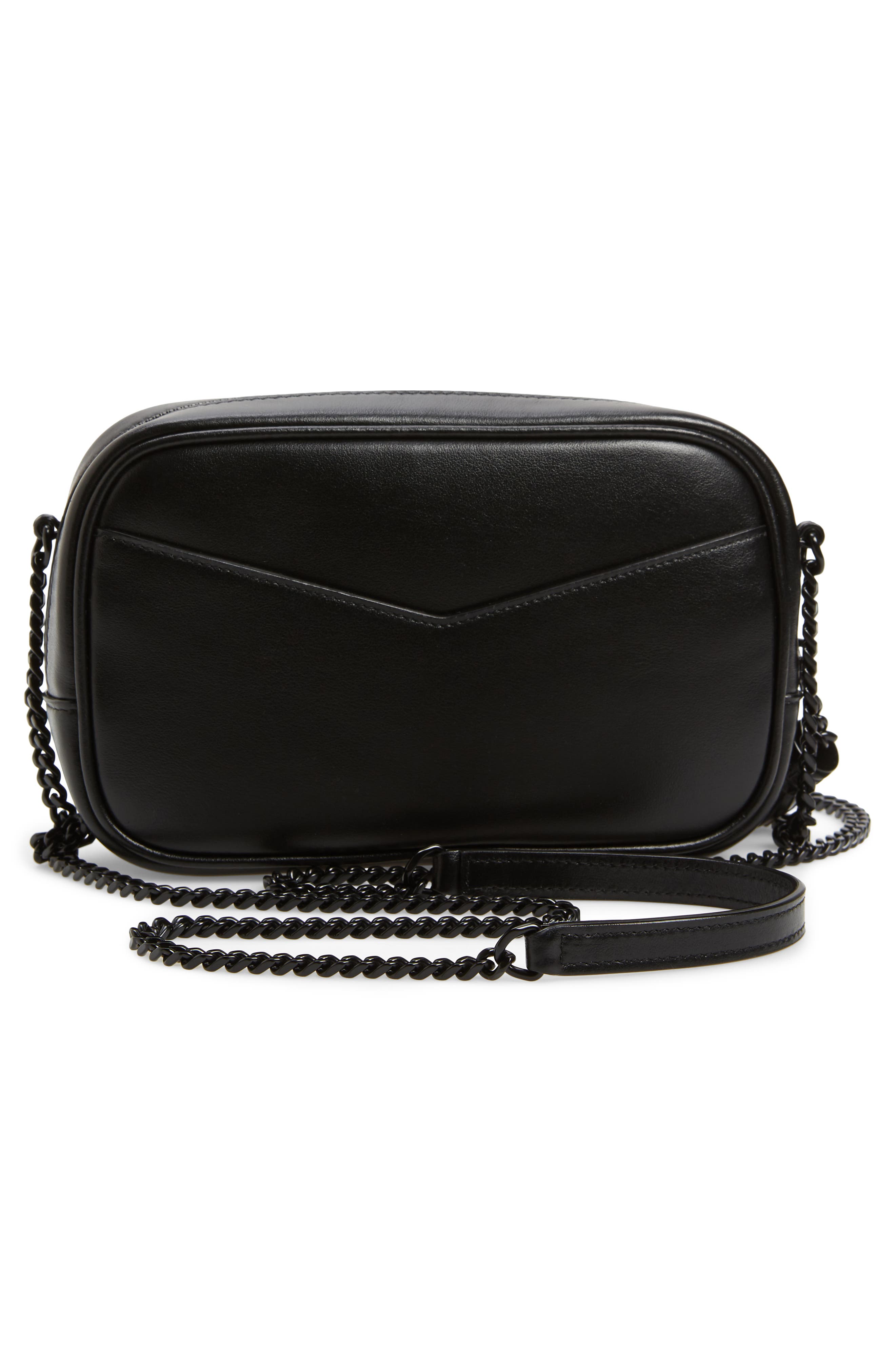 Saint Laurent Mini Lou Tiger Stripe Camera Bag, Alternate, color, 