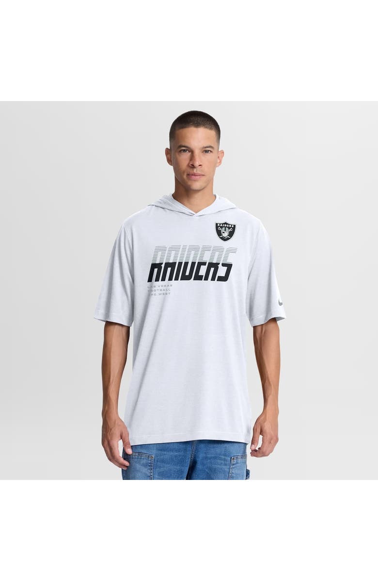 Nike Men's Nike White Las Vegas Raiders Tri-Blend Hooded T-Shirt, Main, color, White