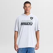 Nike Men's Nike White Las Vegas Raiders Tri-Blend Hooded T-Shirt