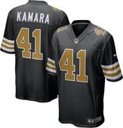 Nike Men's Nike Alvin Kamara Black New Orleans Saints Alternate Game Jersey