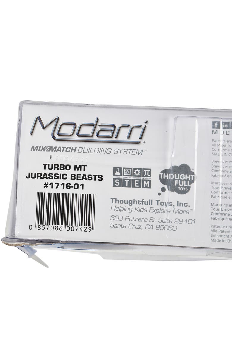 Modarri Jurassic Beasts Turbo Monster Truck, Alternate, color, Multicolored