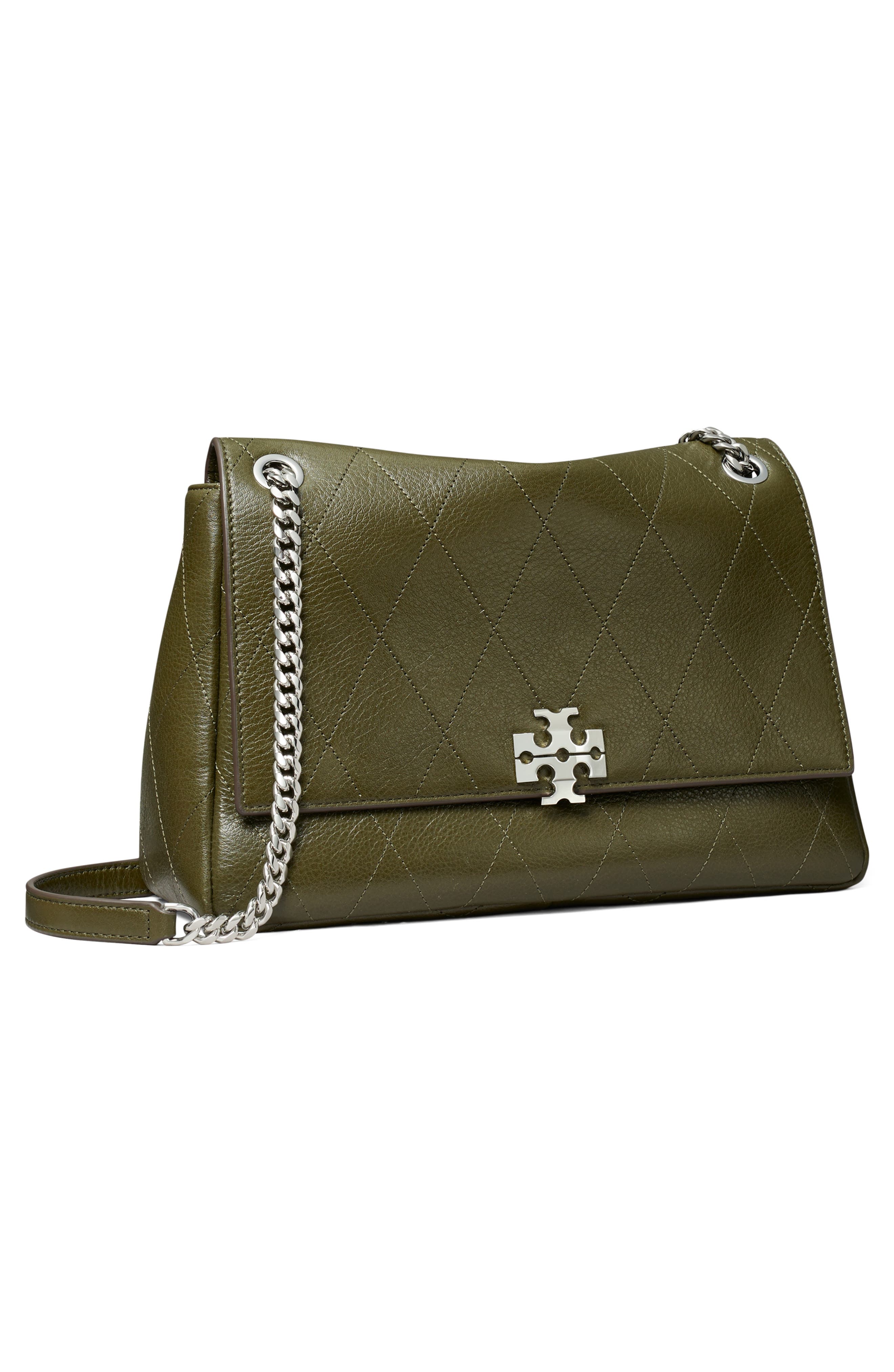 Charlie Leather Shoulder Bag, Alternate, color, LECCIO