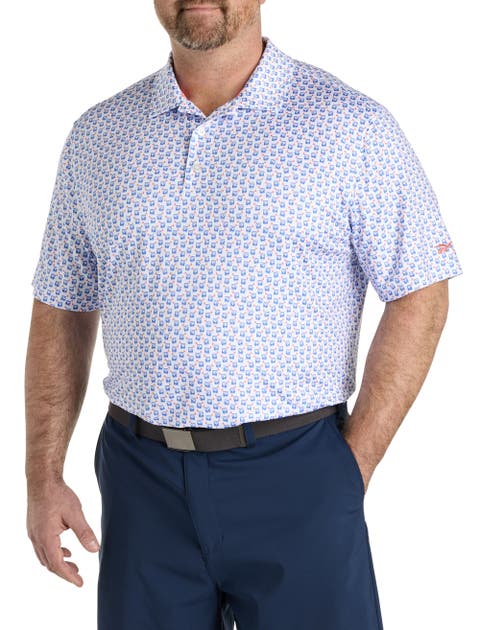 Big & Tall Golf On The Rocks Performance Polo Shirt