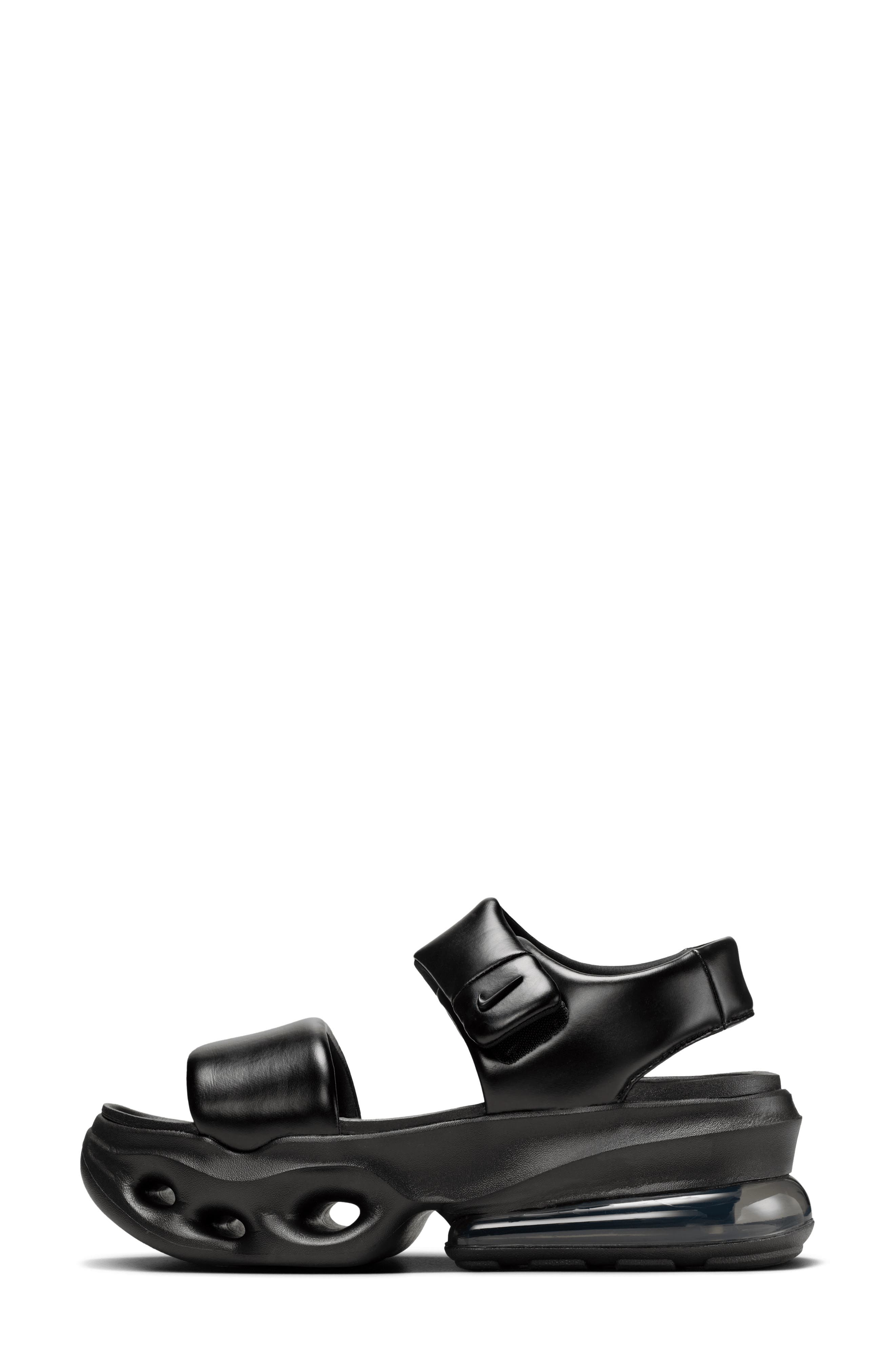 Air Max Halo Platform Sandal, Alternate, color, BLACK/ ANTHRACITE/ BLACK