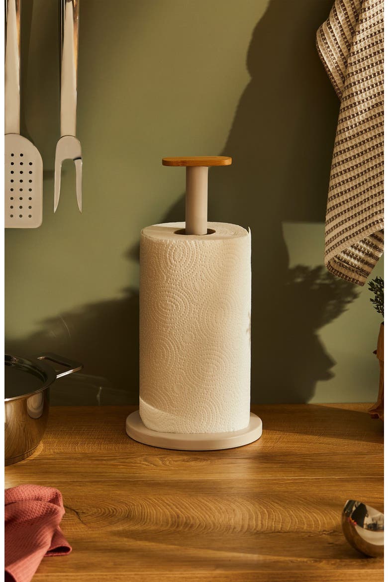 Mattina Paper Towel Roll Holder, Alternate, color, DARK GRAY