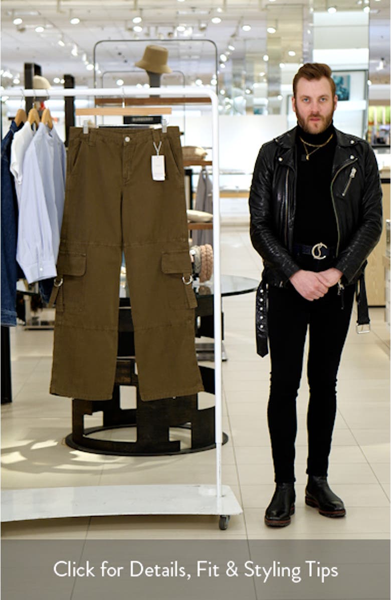 Zip Hem Cargo Jeans, sales video thumbnail