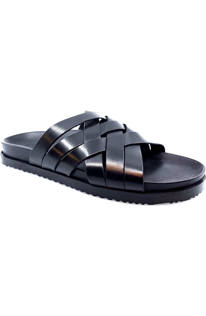 Bruno Magli Siracusa Leather Slide Sandal, Main, color,