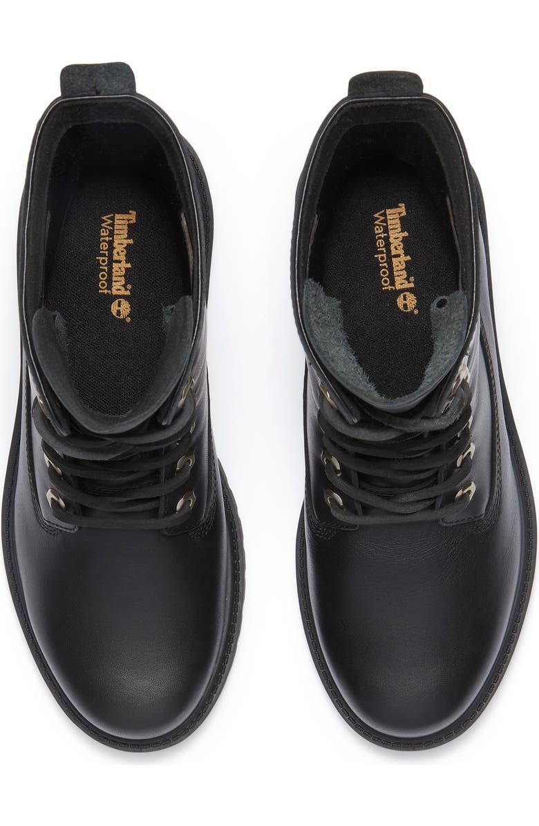 Timberland Premium 8-Inch Waterproof Leather Boot, Alternate, color, Black Full Grain