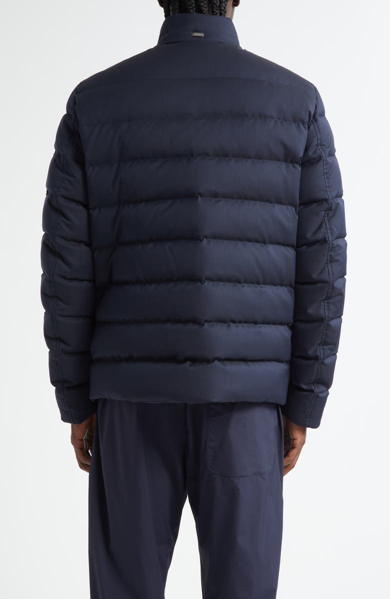 Herno Quilted Bomber Jacket, Alternate, color, Blue Navy