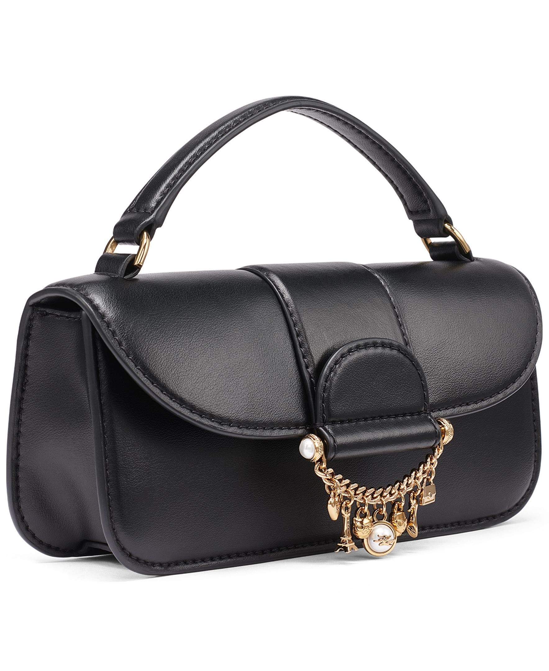 KARL LAGERFELD PARIS Jocelina Crossbody, Alternate, color, Black/Gold