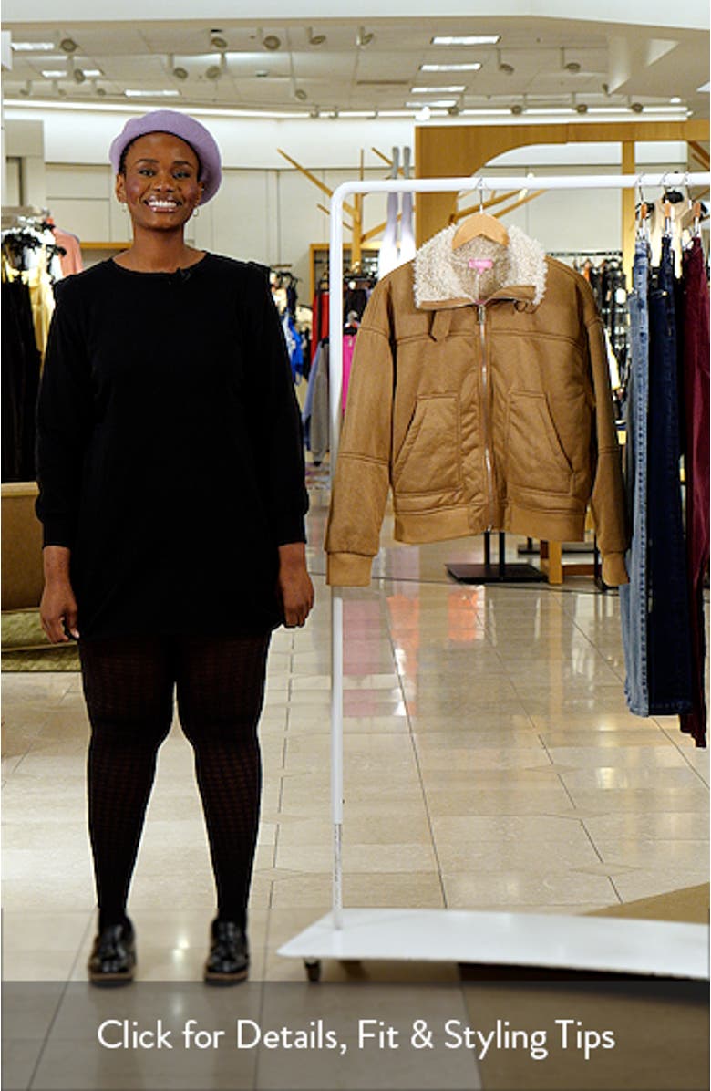 Faux Shearling Bomber Jacket, sales video thumbnail