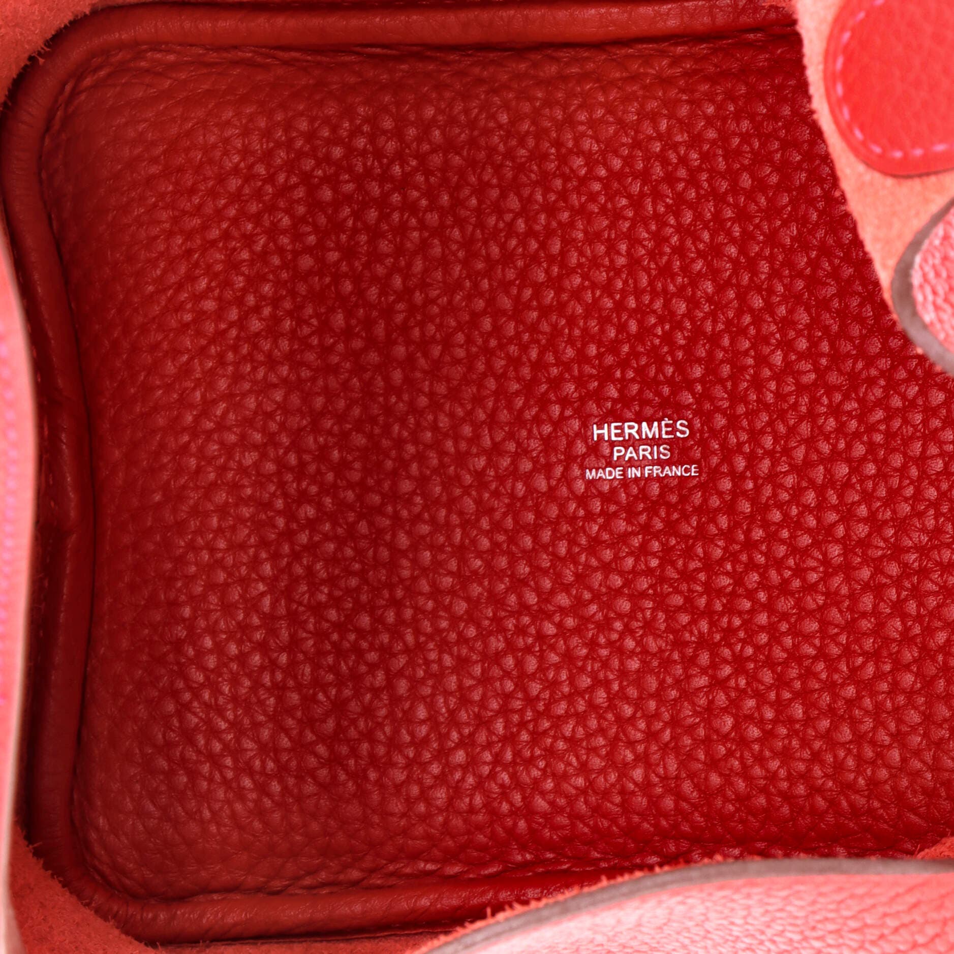 Pre-Owned Hermes Picotin Lock Bag Clemence PM, Alternate, color, Rouge Casaque