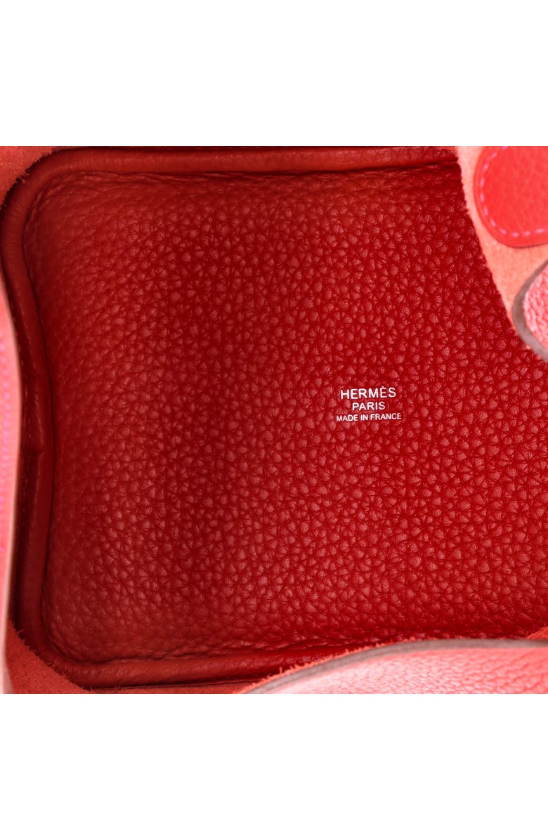 Pre-Owned Hermes Picotin Lock Bag Clemence PM, Alternate, color, Rouge Casaque