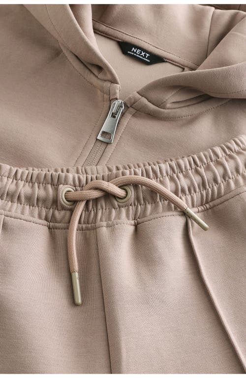 Next Kids' Stone Zip Hoodie & Drawstring Pants Set In Grey