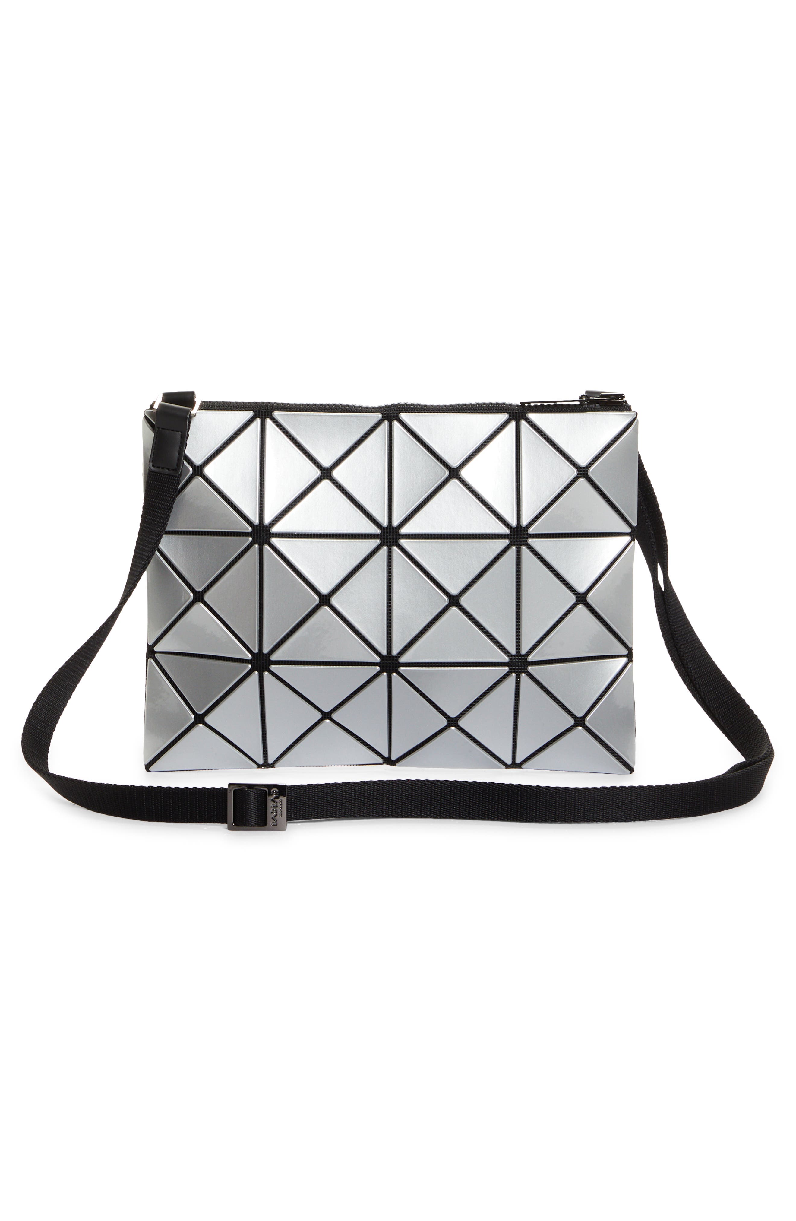 Small Lucent Crossbody Bag, Alternate, color, SILVER