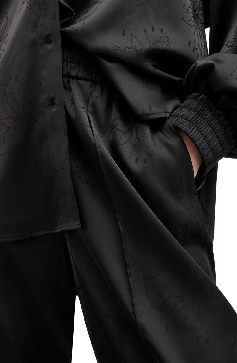 AllSaints Charli Jacquard Wide Leg Pants, Alternate, color,