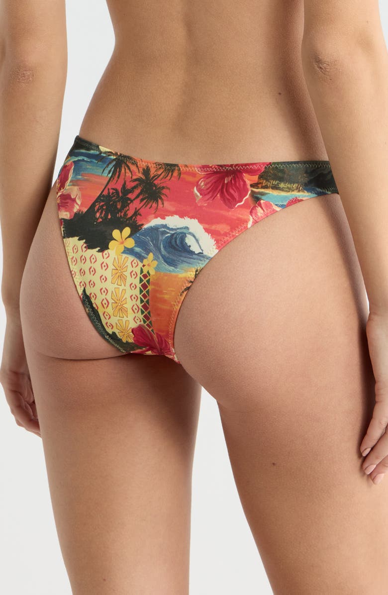 PacSun Jalen Bikini Bottoms, Alternate, color, Yellow Multi
