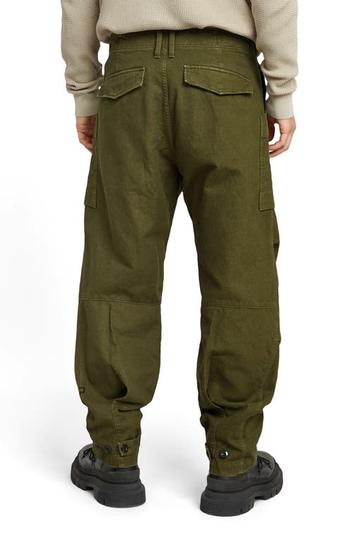 G-star Relaxed Tapered Fatigue Pants In Shadow Olive Gd