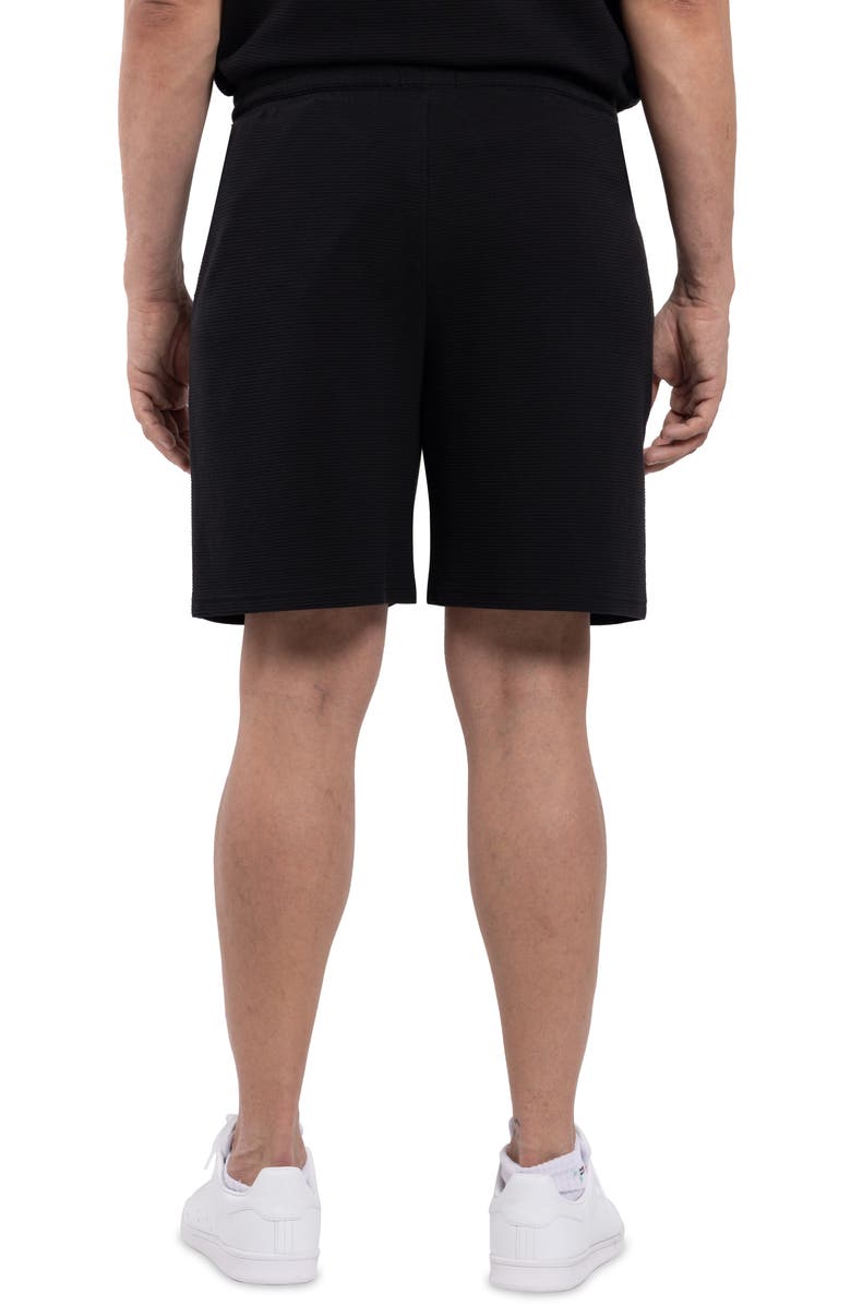 Spring + Mercer Textured Golf Shorts, Alternate, color, Black