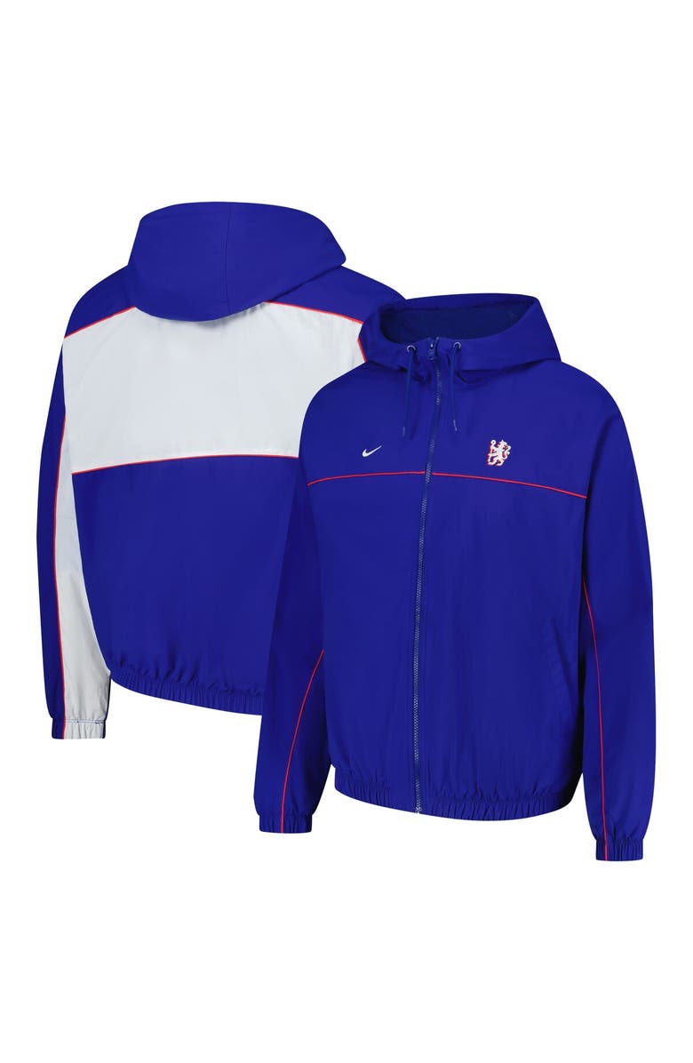 Nike Men's Nike Blue Chelsea Club Futura Full-Zip Hoodie Jacket, Alternate, color, Blue