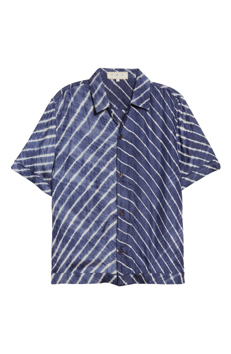 SMR Days Mens' Bakhoven Tie Dye Chevron Short Sleeve Button-Up Shirt, Alternate, color,