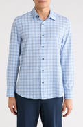 CONSTRUCT Slim Fit Plaid Stretch Button-Up Shirt