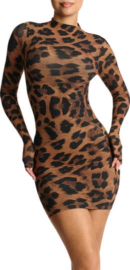 Print Turtleneck Top